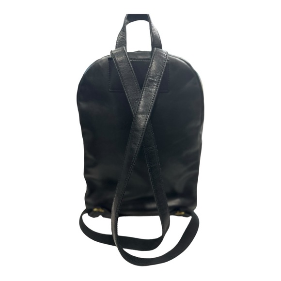 Brand New Madewell Lorimer Backpack Black Leather - Picture 4 of 9